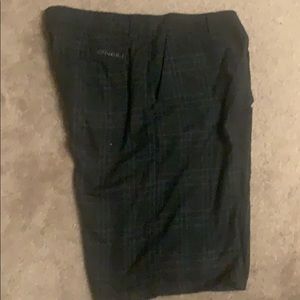 O neill black men’s shorts , has pinstripes